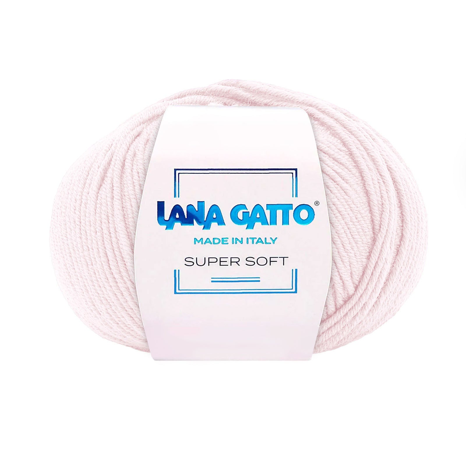 Gomitolo 100% Pura Lana Vergine Merino Extrafine, Lana Gatto - Tonalità Pastello