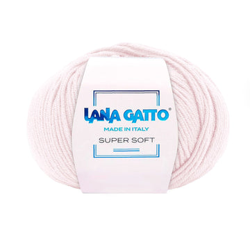 Gomitolo 100% Pura Lana Vergine Merino Extrafine, Lana Gatto - Tonalità Pastello