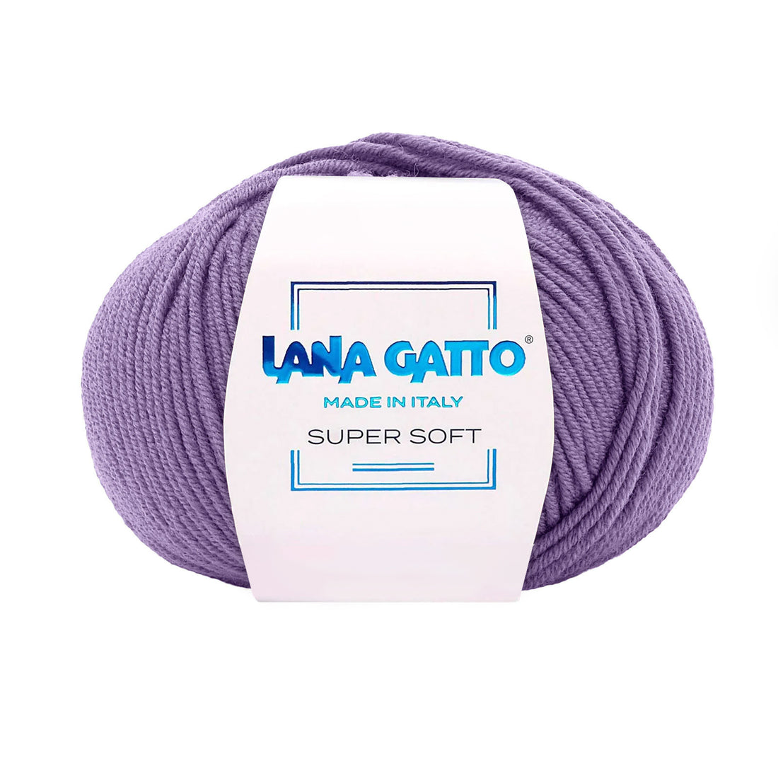 Gomitolo 100% Pura Lana Vergine Merino Extrafine, Lana Gatto - Tonalità Rosa e Viola