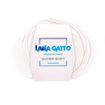 100% Pure Virgin Merino Wool Extrafine, Lana Gatto Super Soft Line - Brown Colors