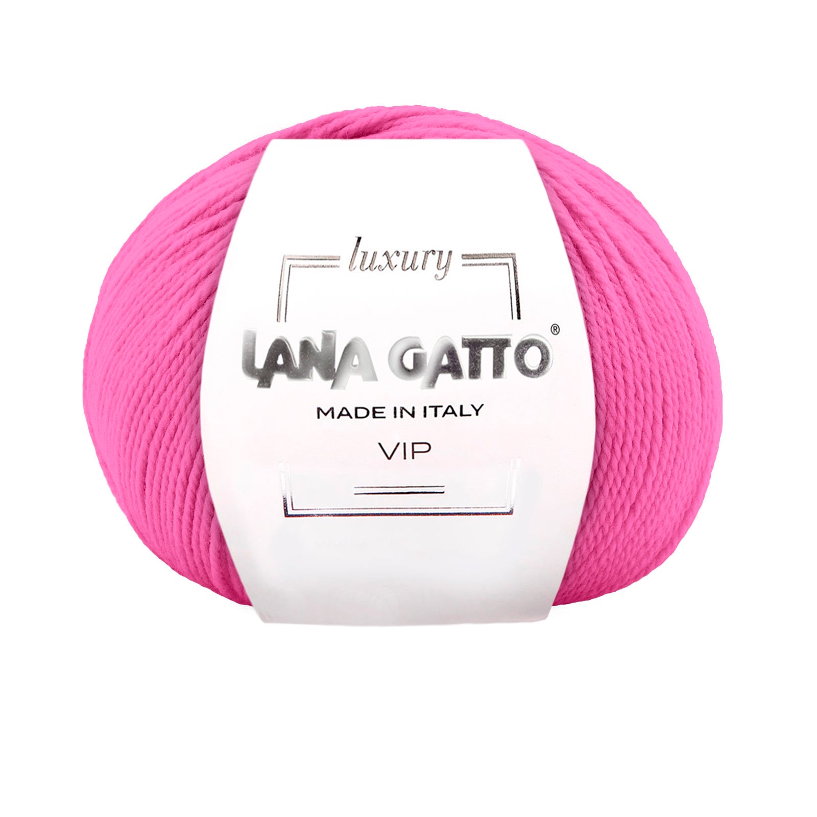 Gomitolo Lana Merino Extrafine e Cashmere, Lana Gatto Linea Vip - Tonalità Rosa e Viola