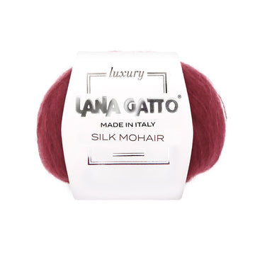 Gomitolo Silk Mohair, Lana Gatto Linea Luxury - Tonalità Calde