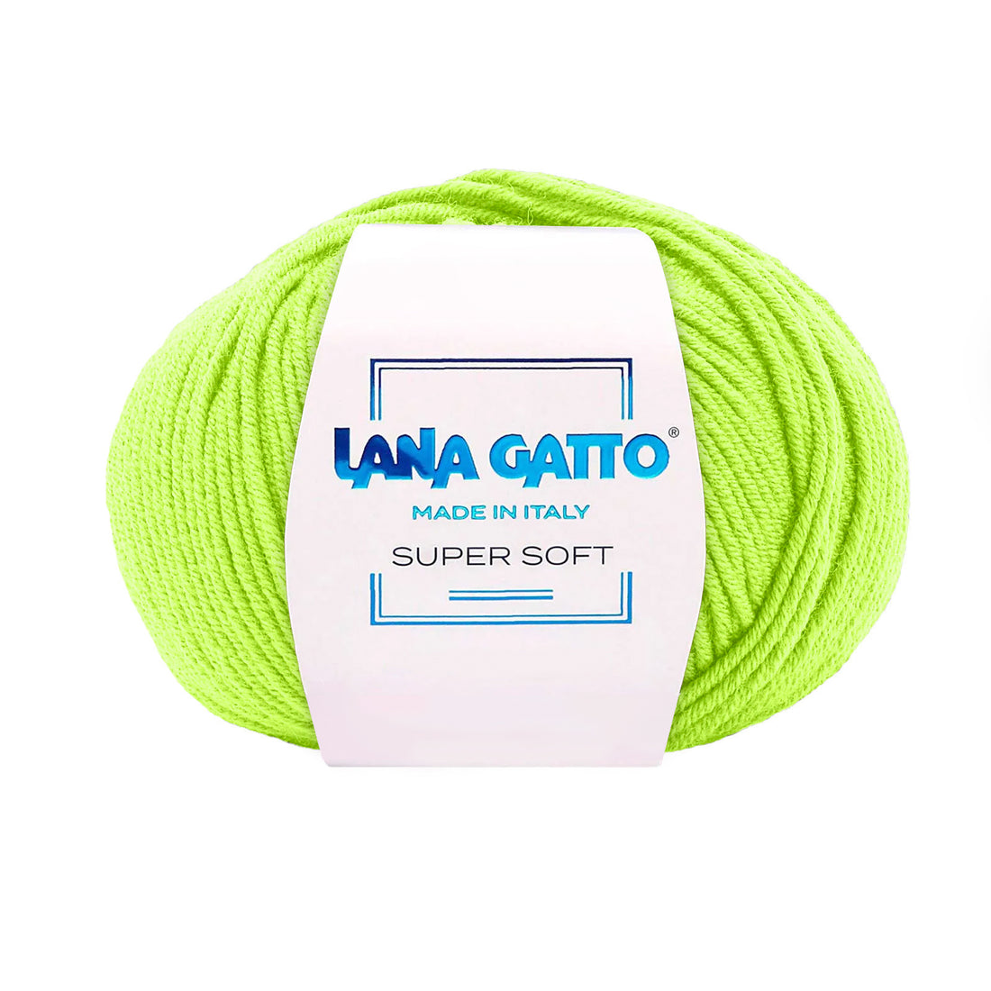 Gomitolo 100% Pura Lana Vergine Merino Extrafine, Lana Gatto - Tonalità Fluo