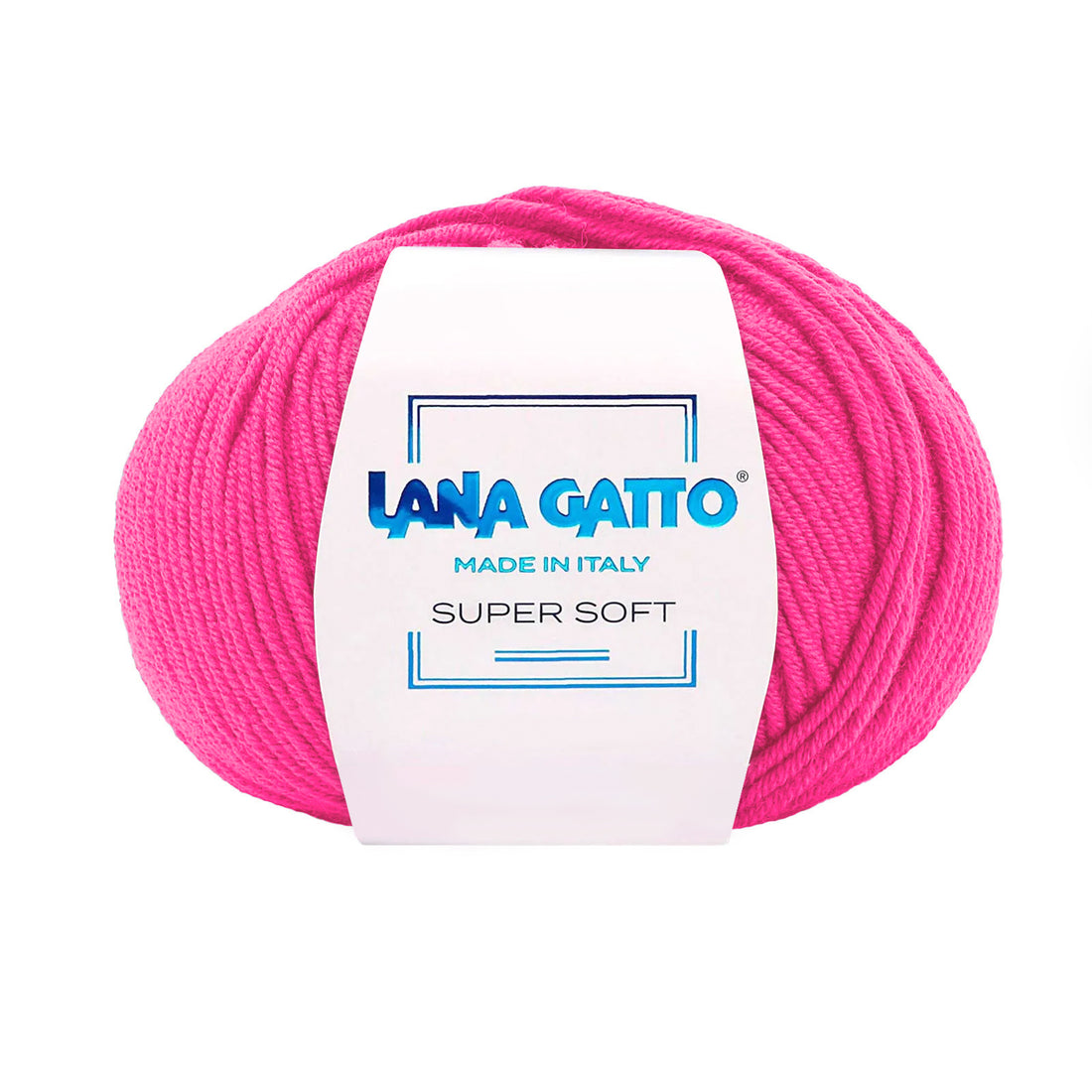 Gomitolo 100% Pura Lana Vergine Merino Extrafine, Lana Gatto - Tonalità Fluo