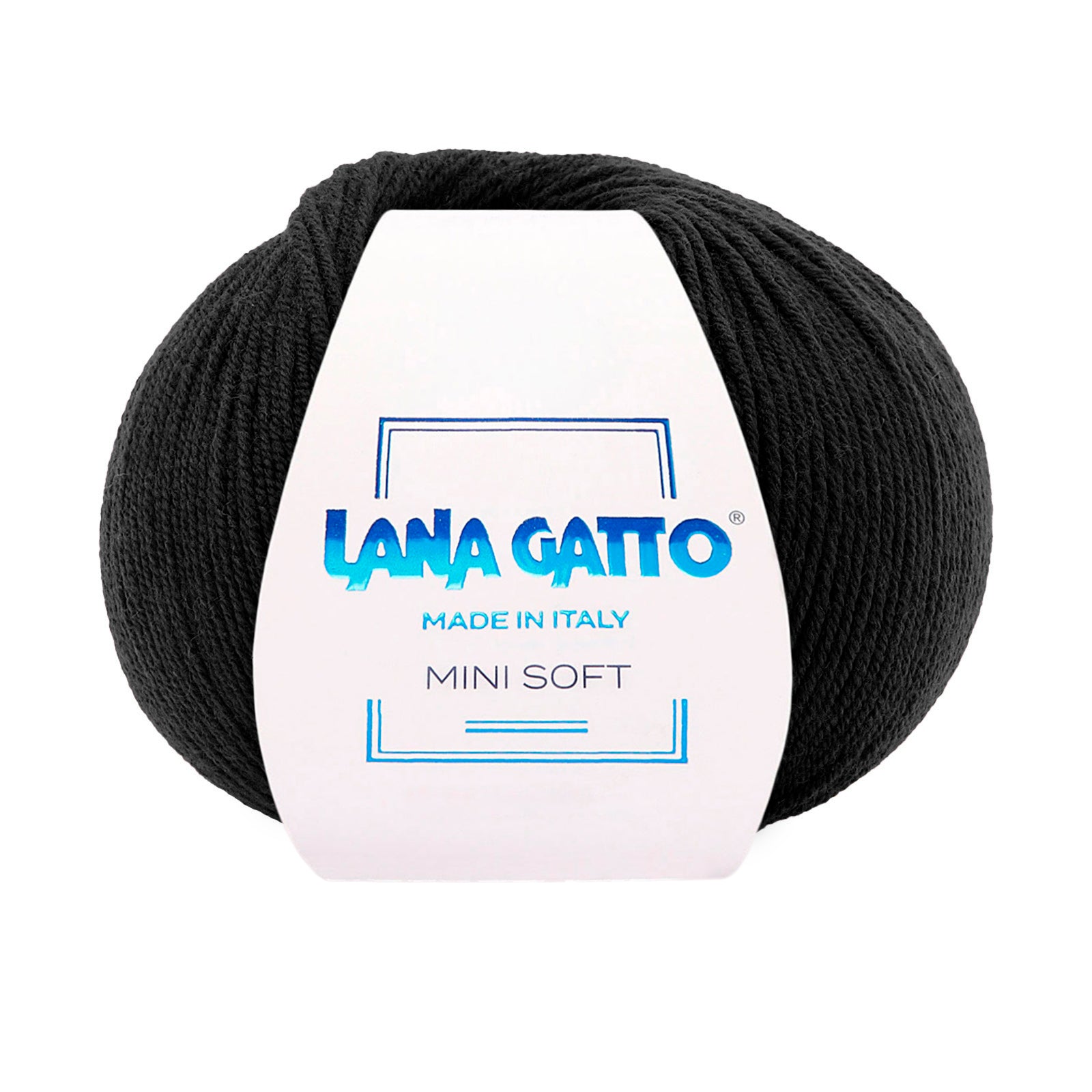 Knäuel aus 100 reiner, extrafeiner Merino-Schurwolle, Lana Gatto Mini Soft Linie – Kalte Farbtöne